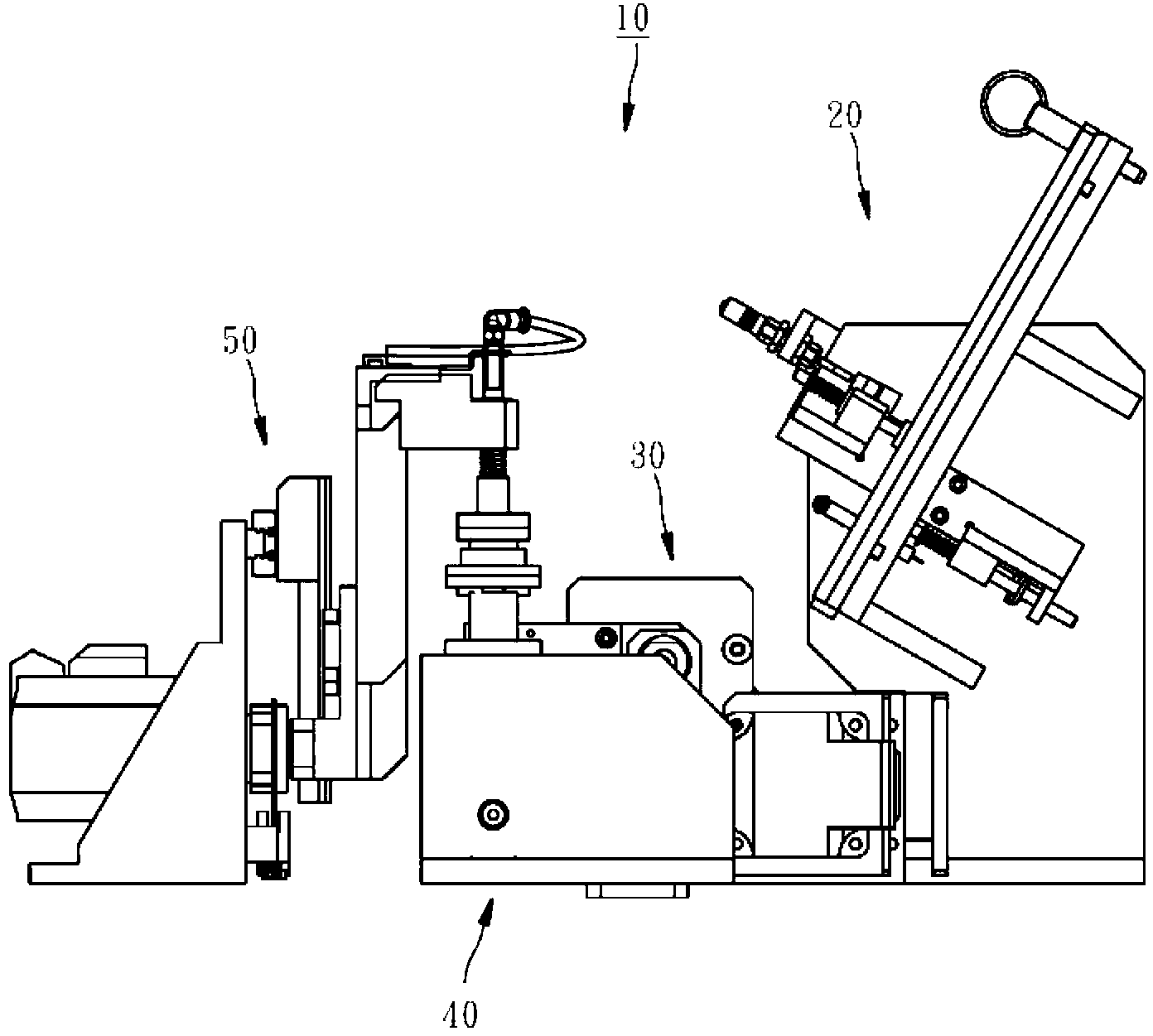 A feed mechanism for an optoelectronic component testing machine