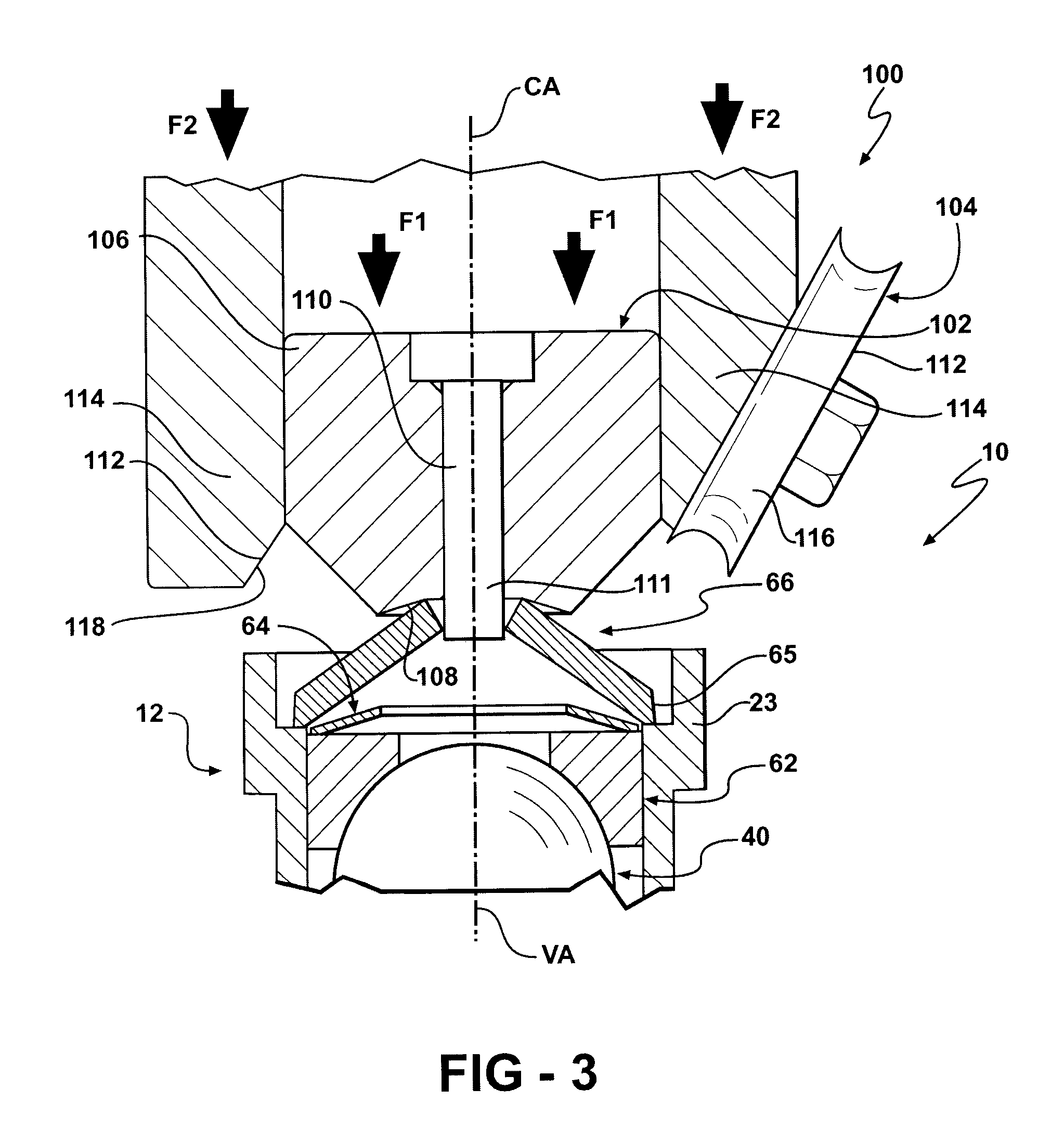 Method and apparatus for clearance adjusting cover plate closure