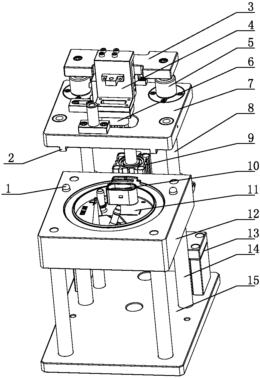 Oil pump cover electrode insulation conduction test bench