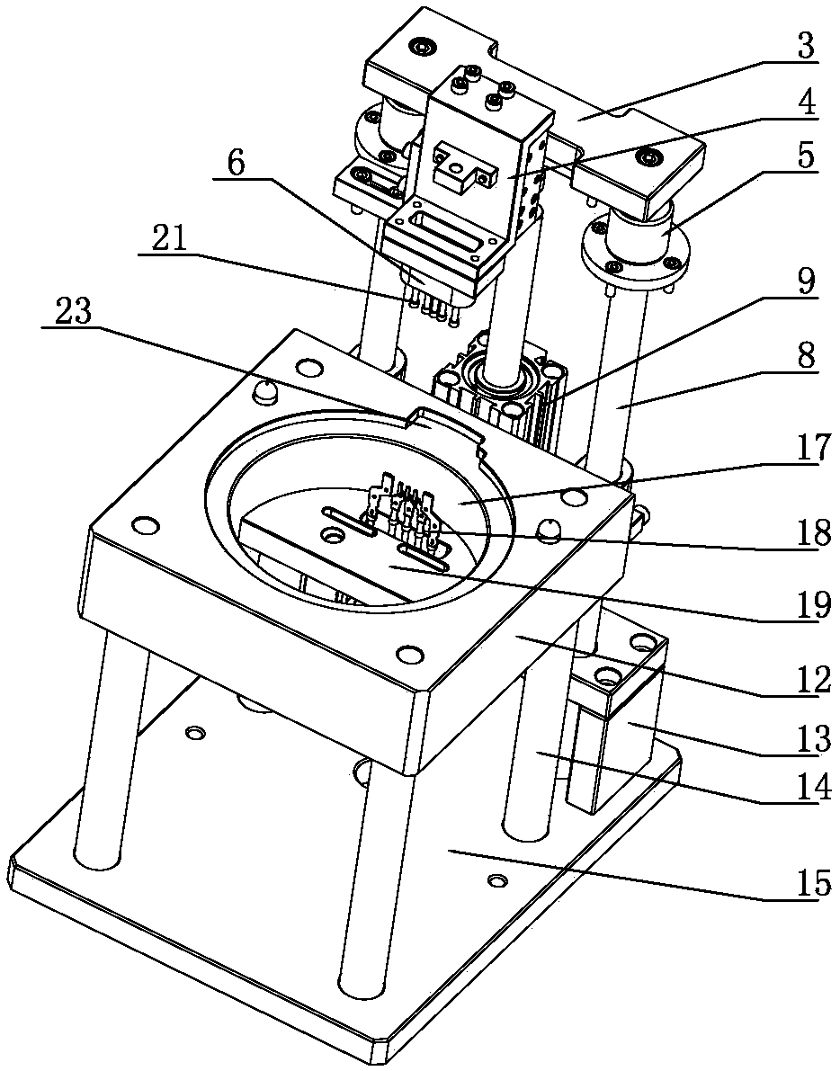 Oil pump cover electrode insulation conduction test bench