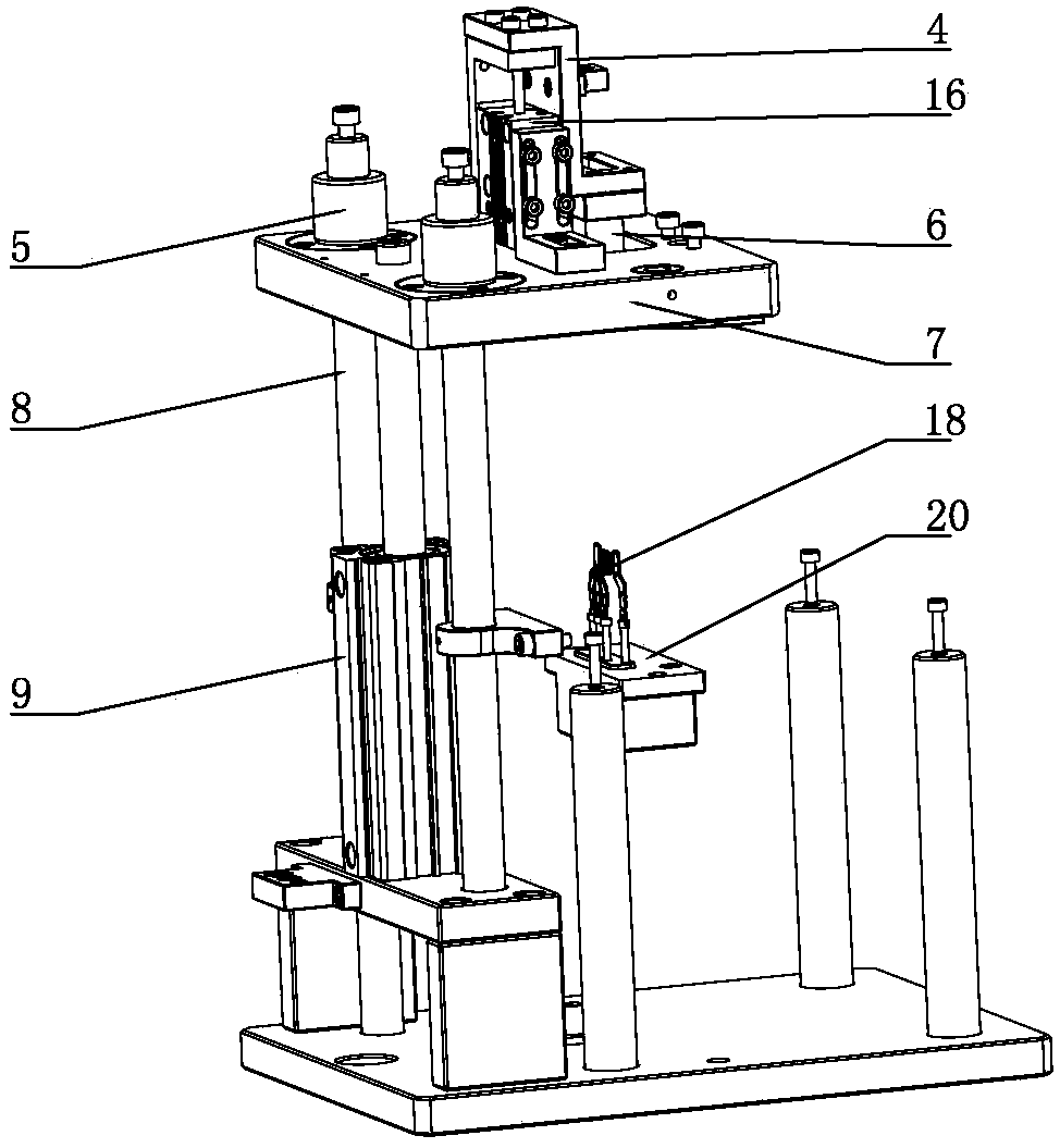 Oil pump cover electrode insulation conduction test bench