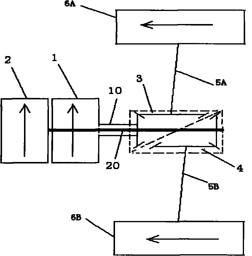 Power transmission device and electric vehicle with same