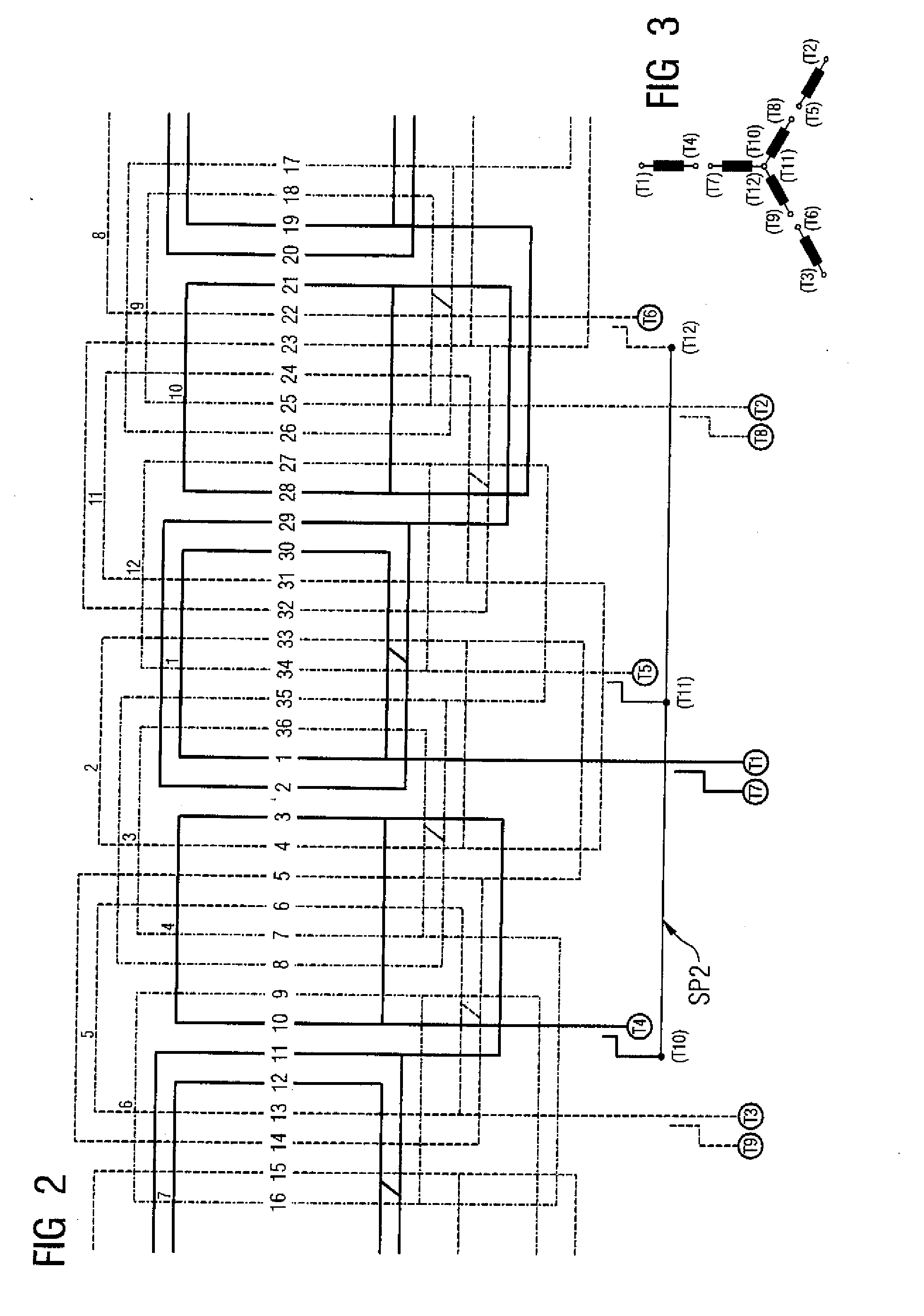 Electrical machine with part-winding circuit
