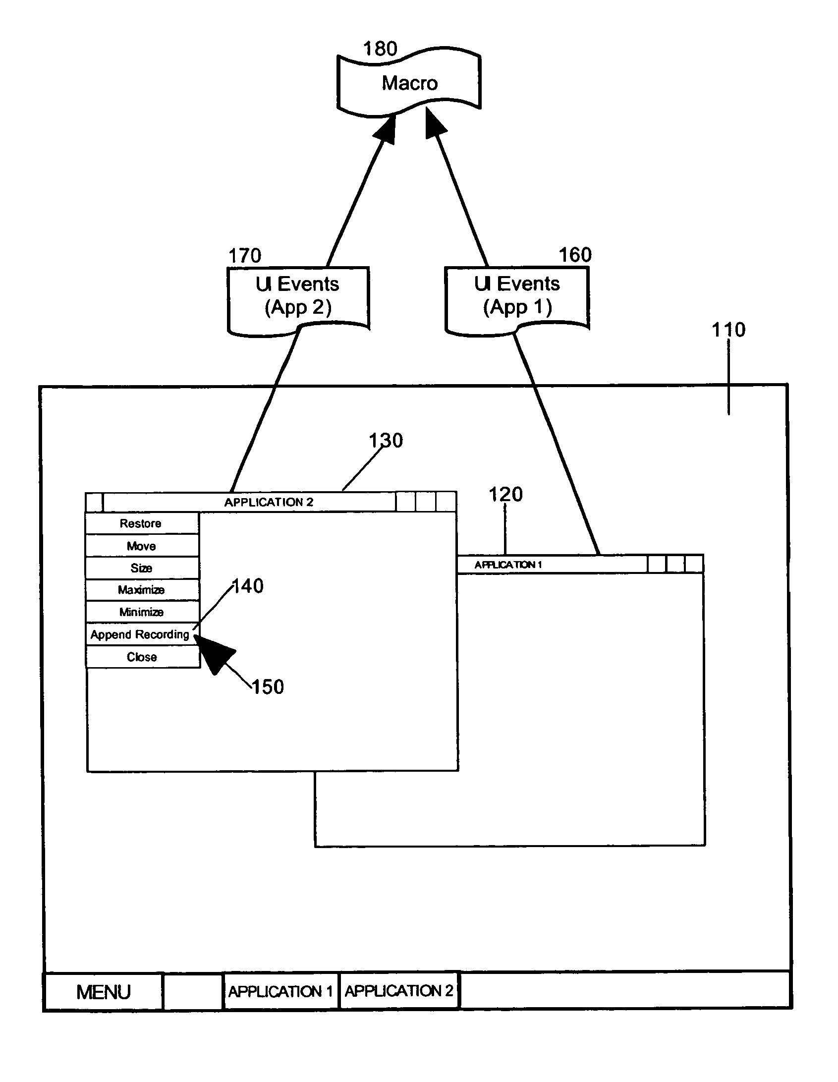 Selective macro event recording