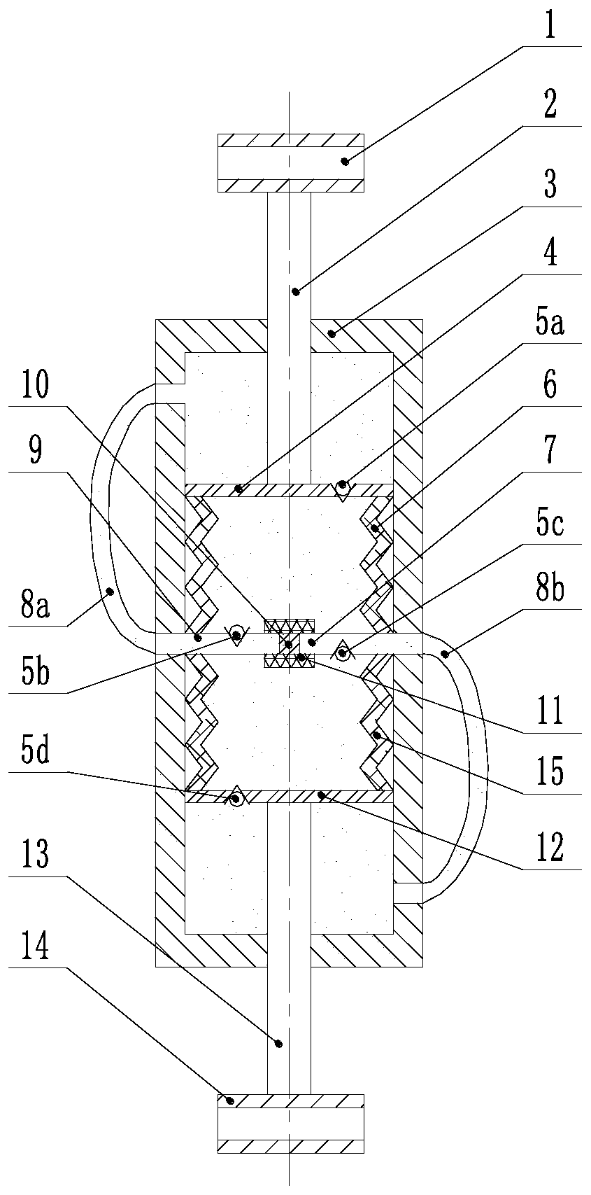 A Secondary Structure Inerter with Adjustable Coefficient of Inertia