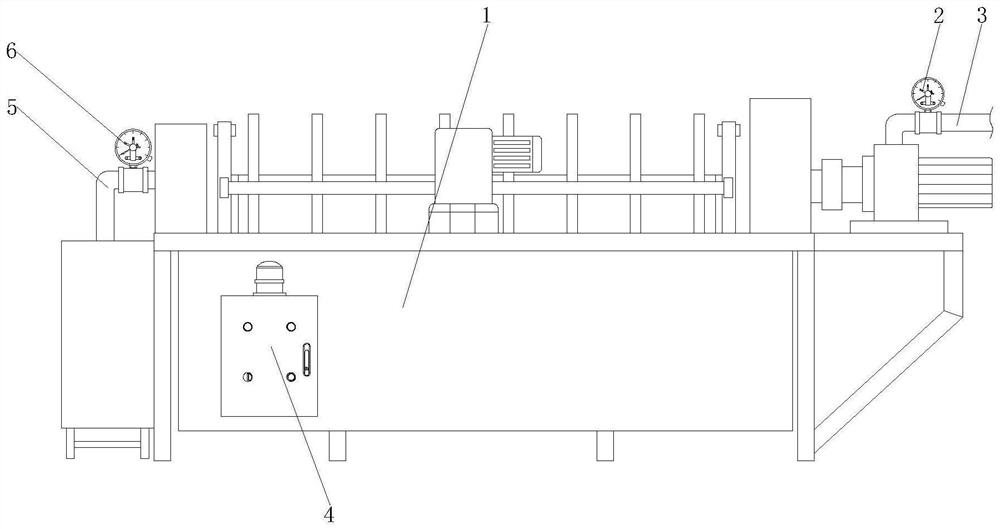 Vacuum backwashing comprehensive protection alarm device