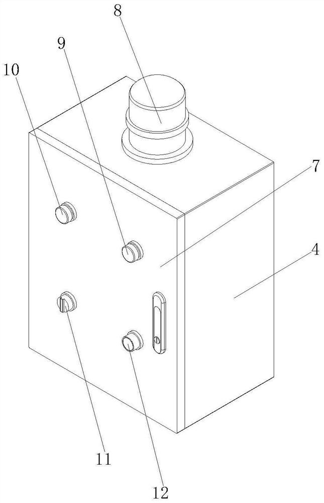 Vacuum backwashing comprehensive protection alarm device