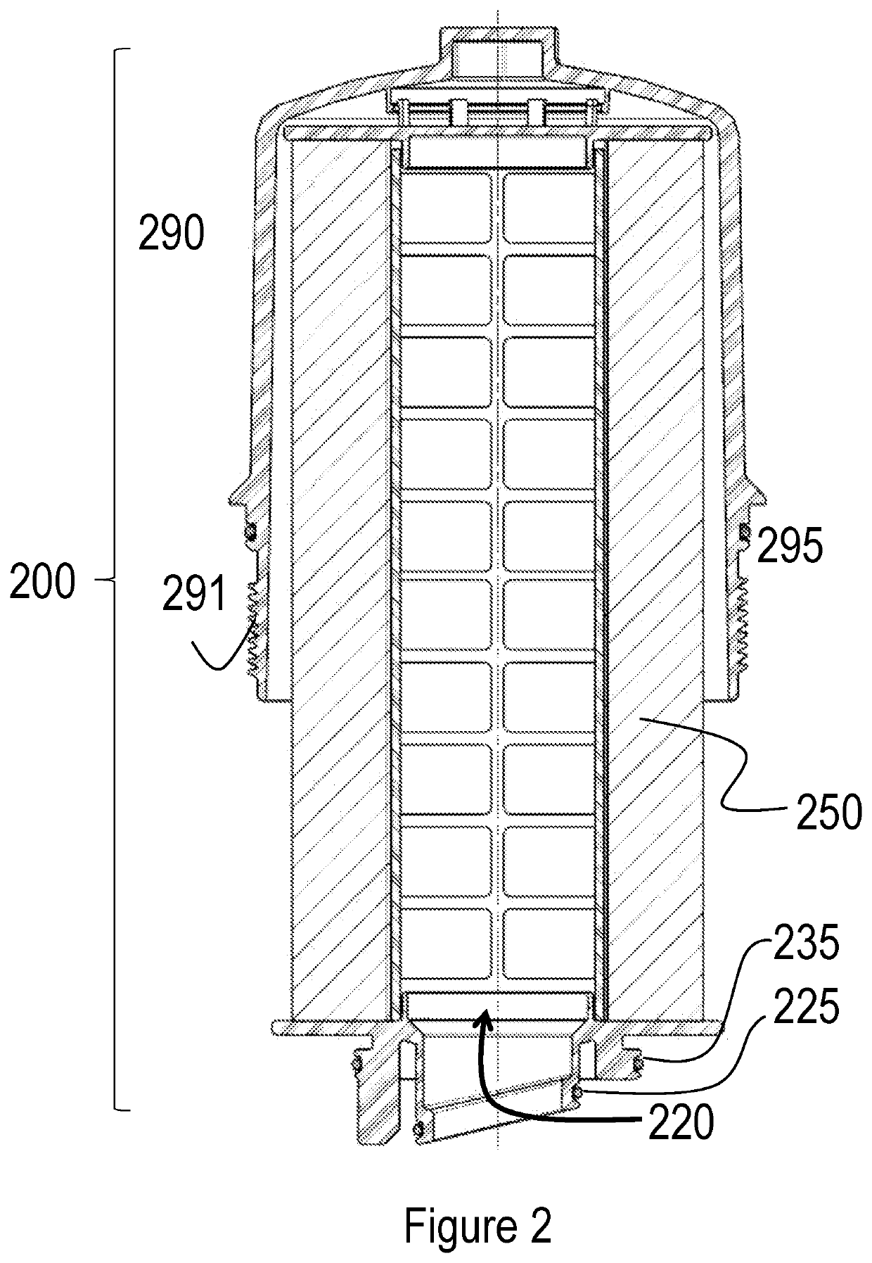 Liquid filter assembly