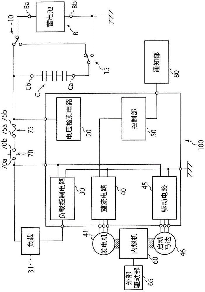 Internal combustion engine control circuit and internal combustion engine control method