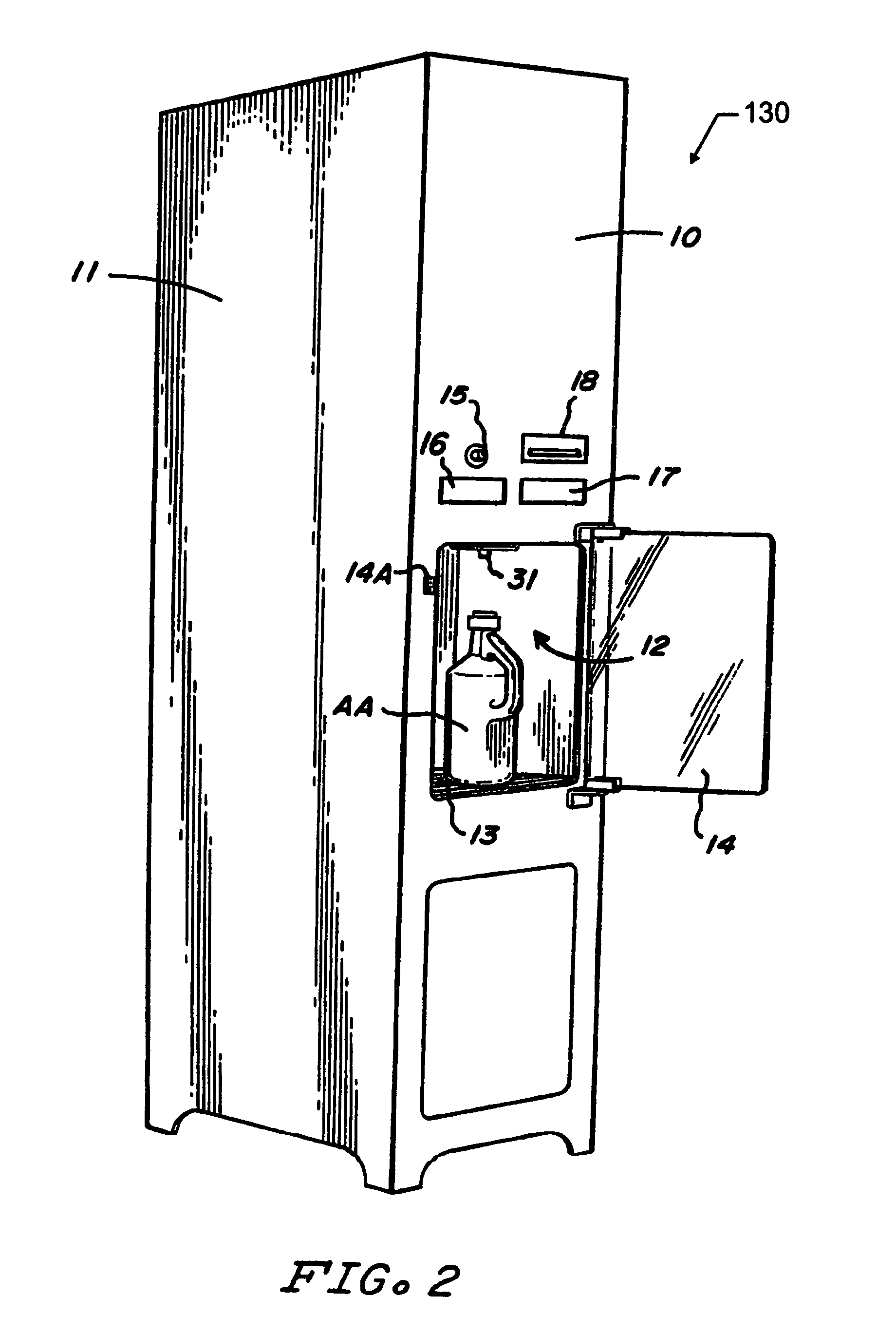 Method and apparatus for vending a containerized liquid product utilizing an automatic self-service refill system