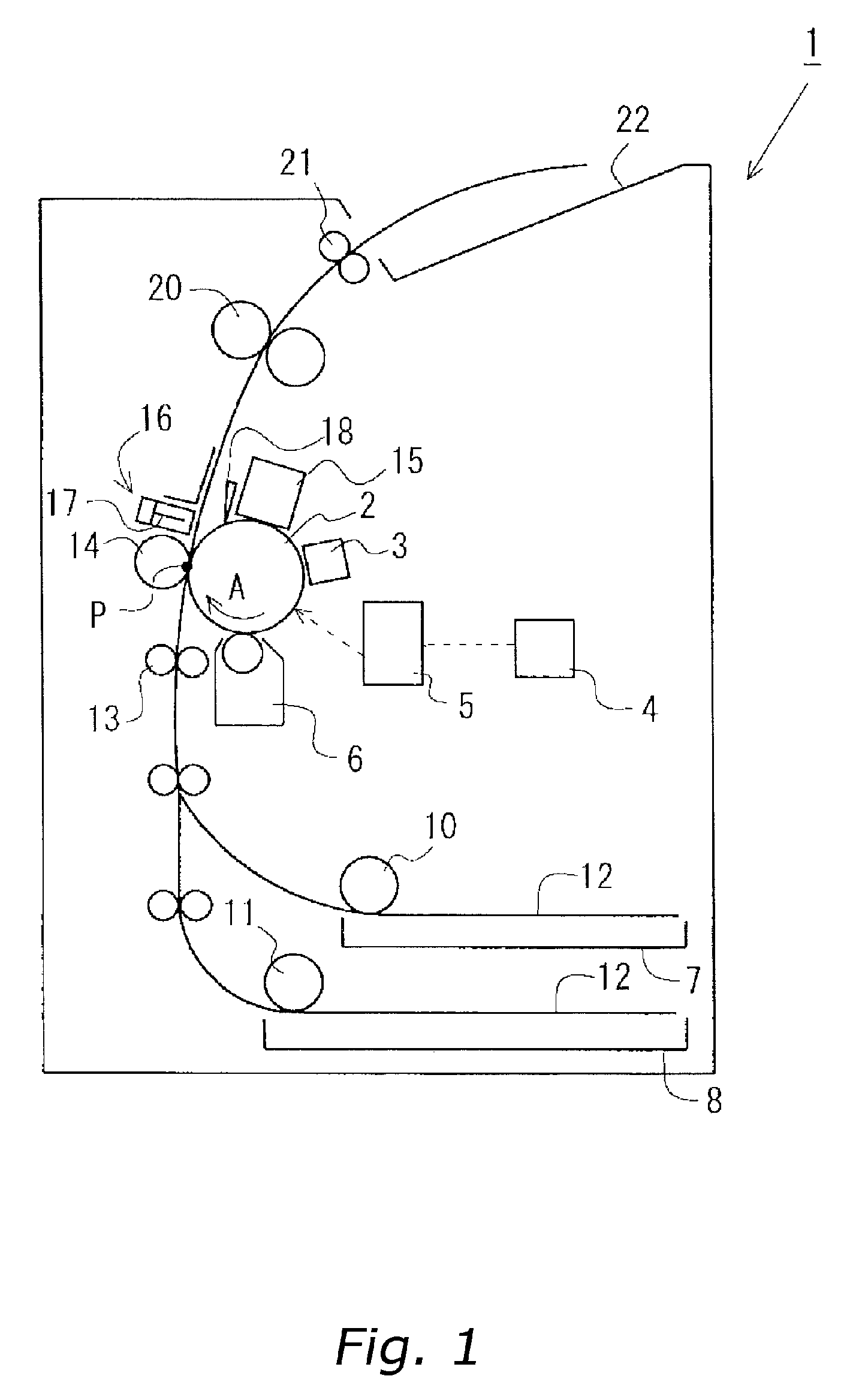 Image forming device having a conductive member with separation needles