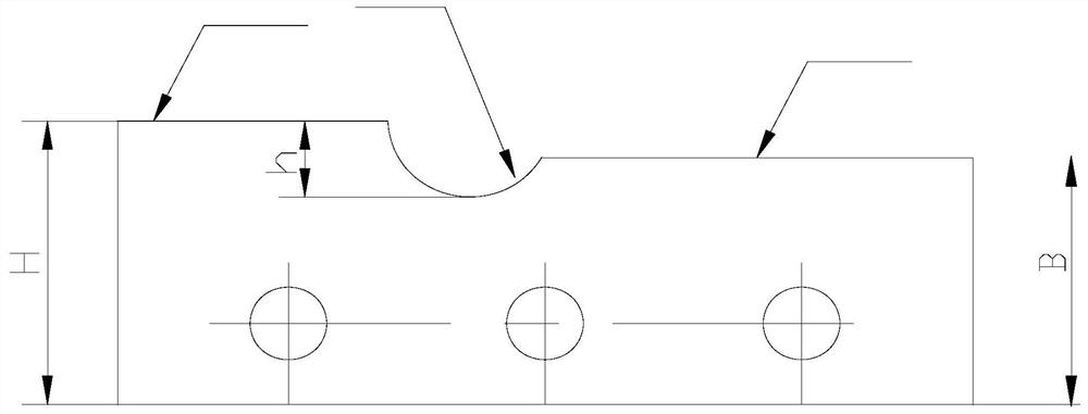 Angular contact ball bearing outer ring forge piece profiling plate and method for machining outer ring forge piece