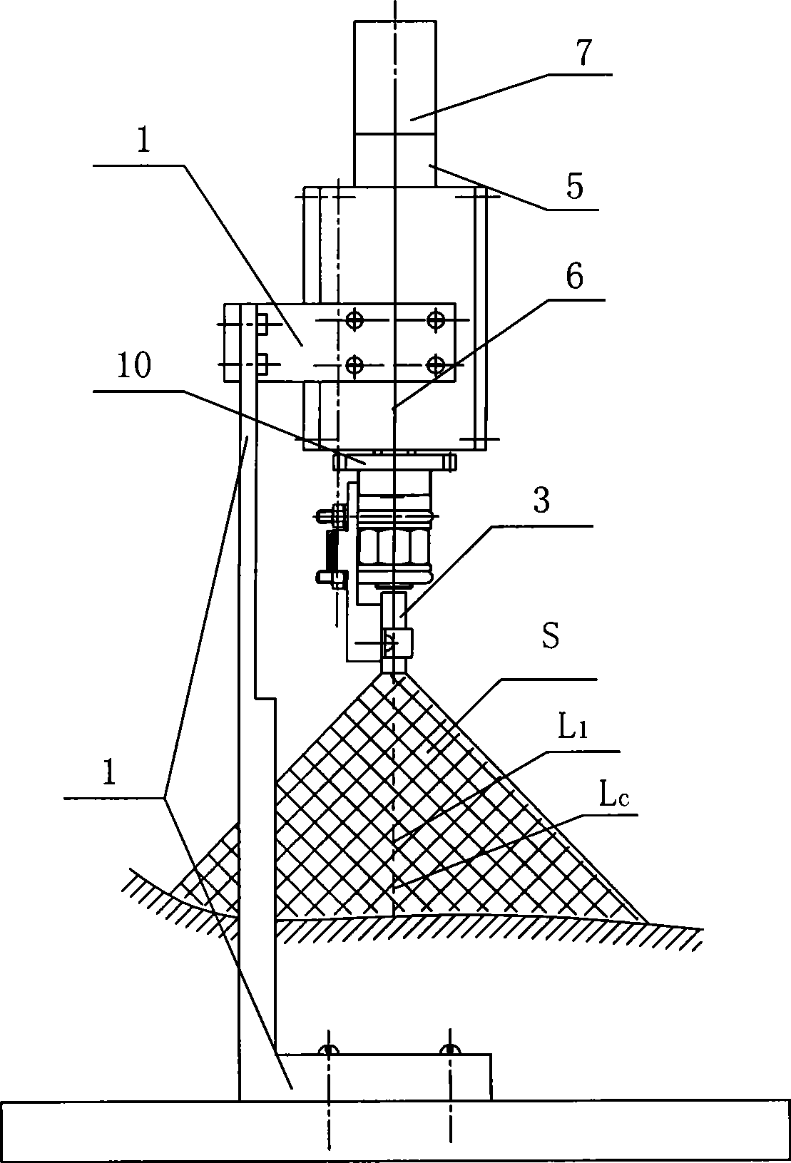 Line-shaped laser vertical rotation type three-dimensional appearance measuring apparatus and method thereof