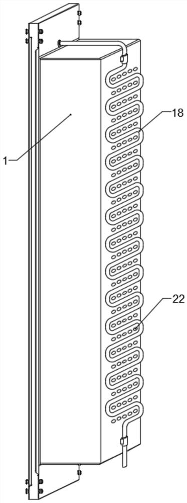 Intelligent heat dissipation device for charging new energy vehicle