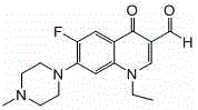 Pefloxacin aldolase 4-aryl thiosemicarbazides derivative and preparation method and application thereof