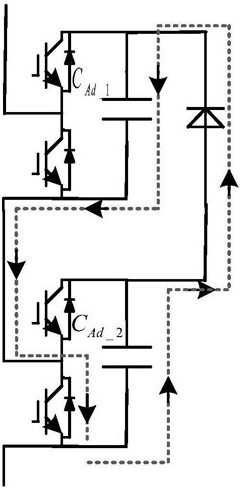 Three-phase symmetric topology for self-balance of capacitor voltage of MMC (Modular Multilevel Converter) module