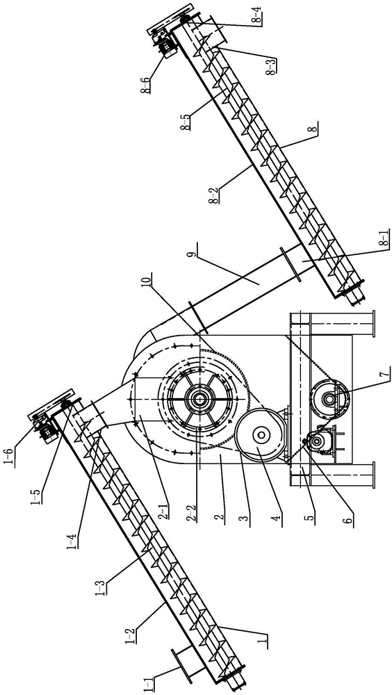 Automatic organic refuse smashing and sorting device