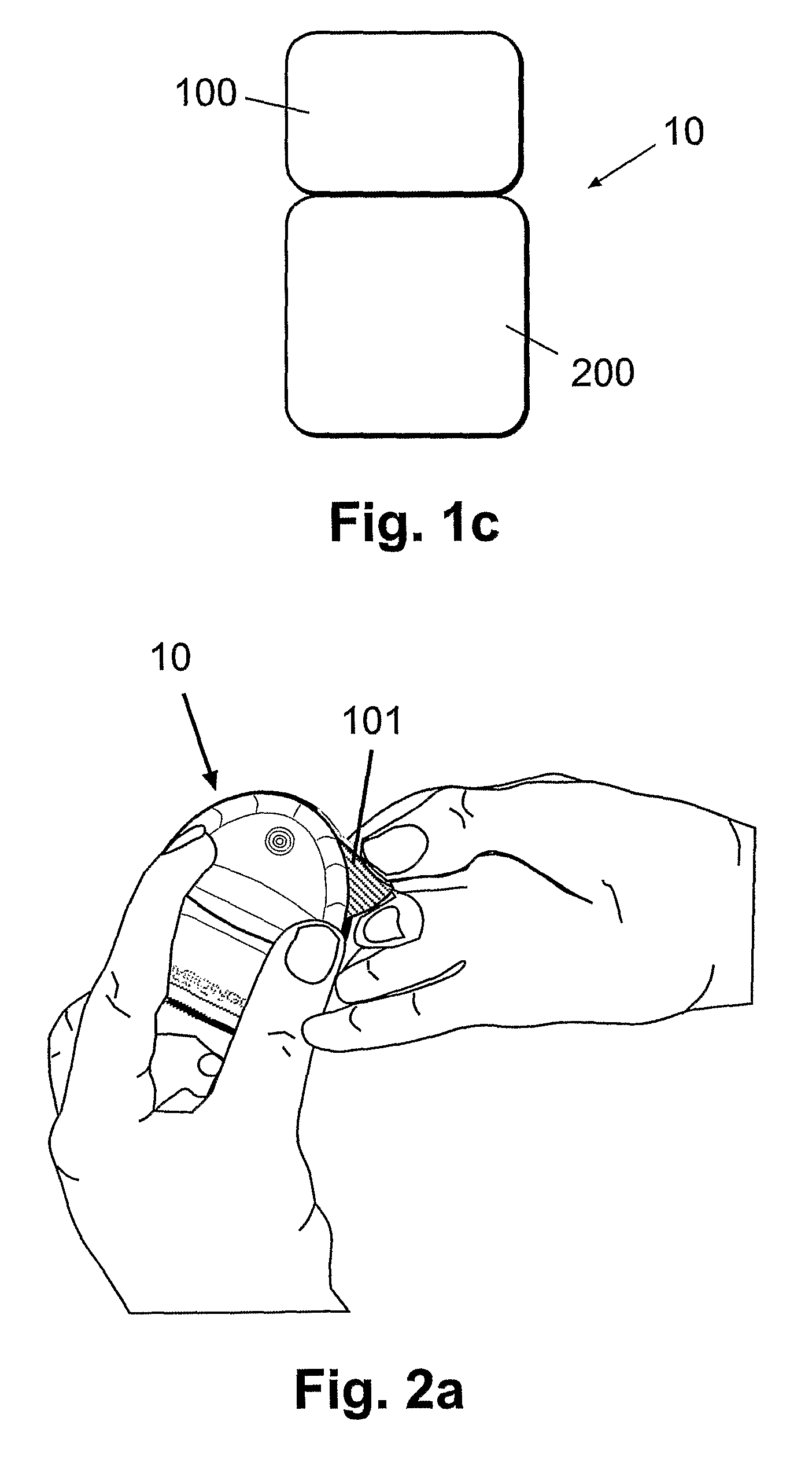 Manually operable portable infusion device