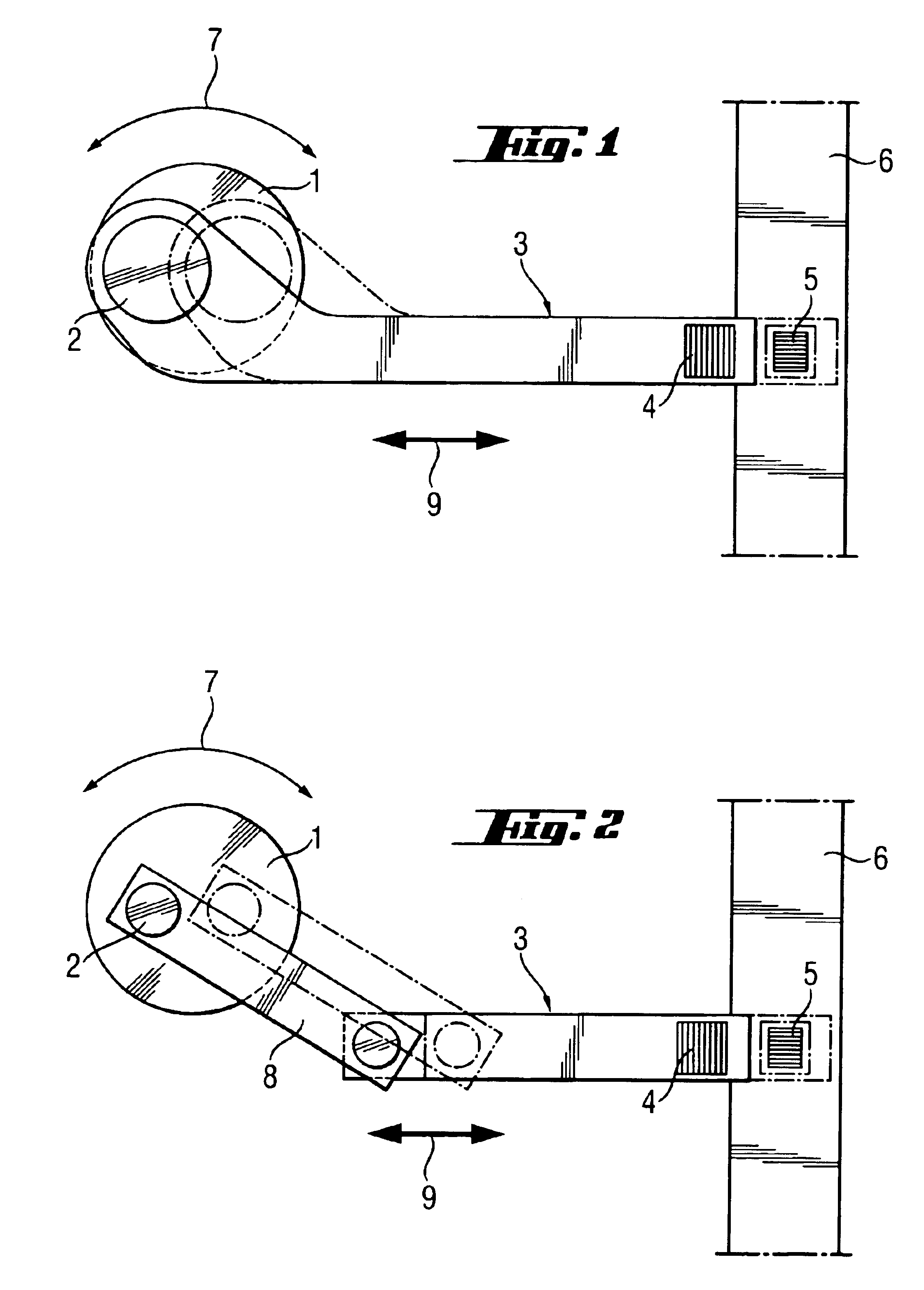 Switching device for multifunctional hand-held machine tool