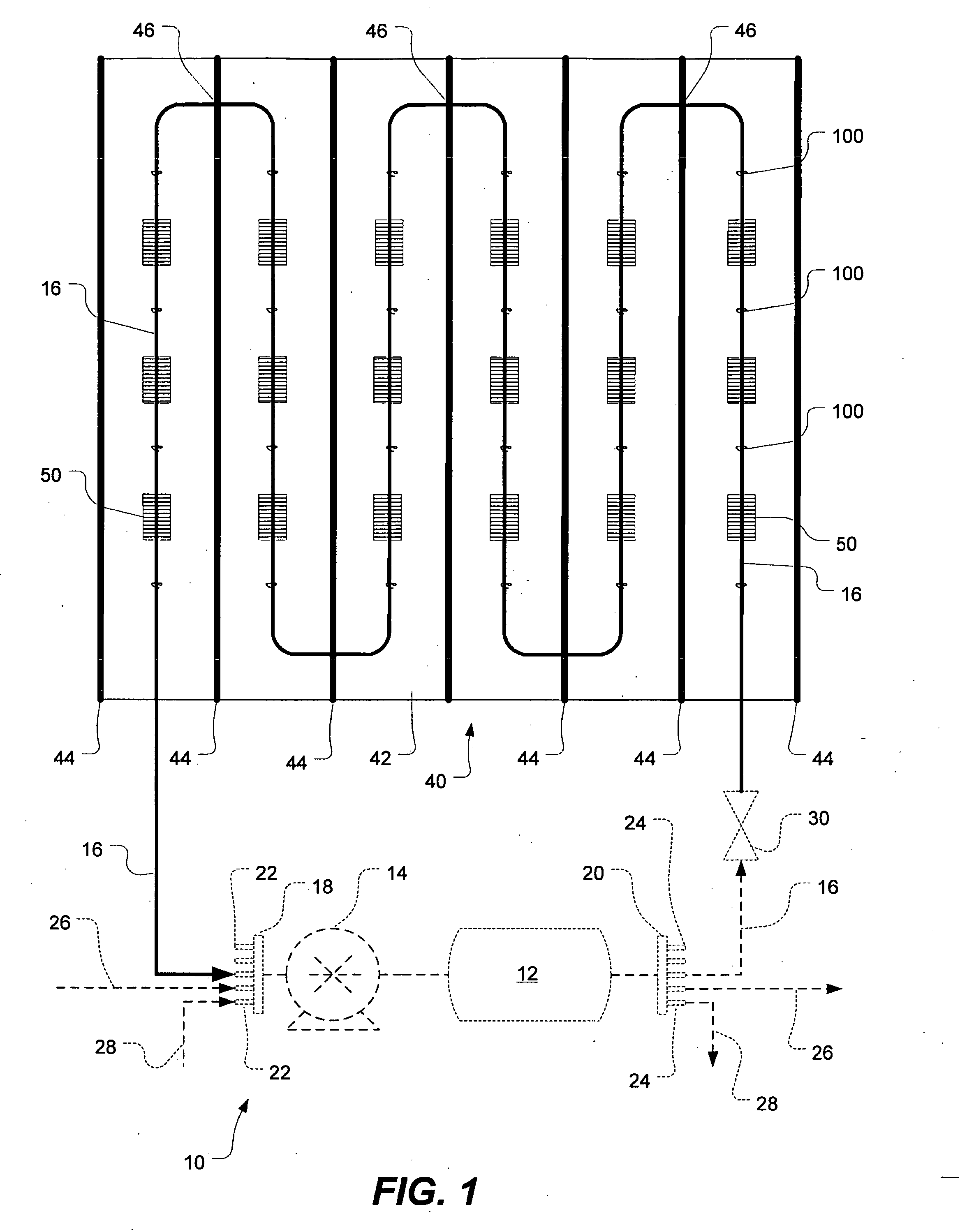 Hydronic heating system, hanger for tubing and method of using same to install the hydronic heating system
