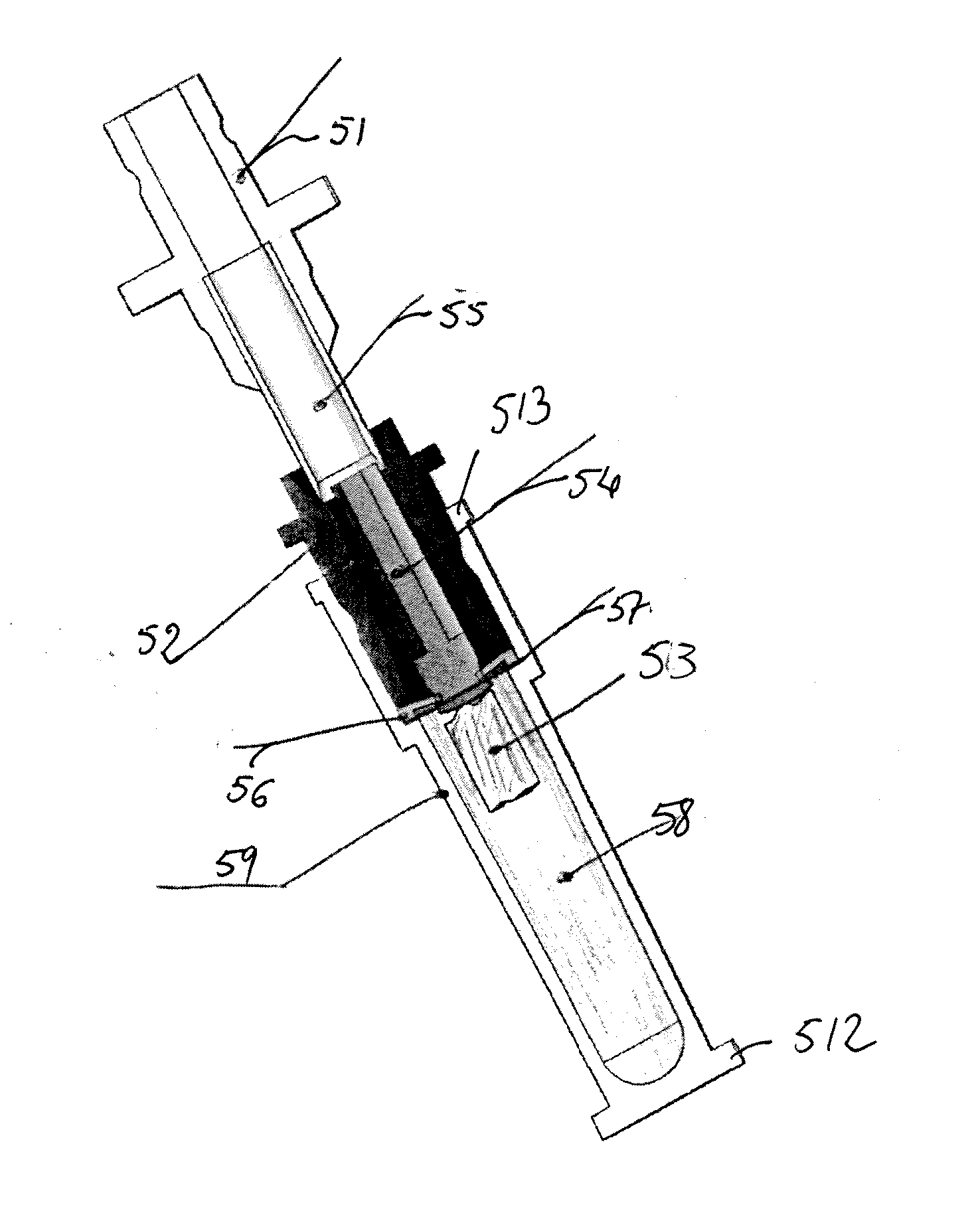 Device for sampling tissue from an animal and corresponding storage means