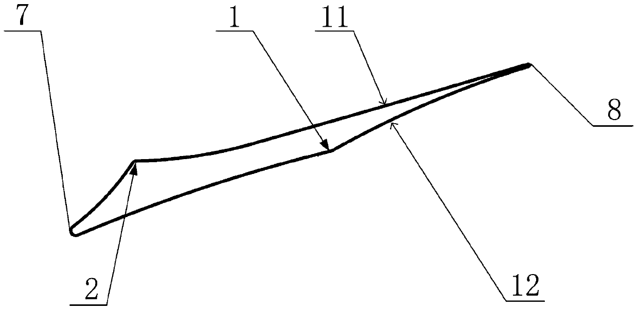 Supersonic turbine nozzle blade and design method thereof