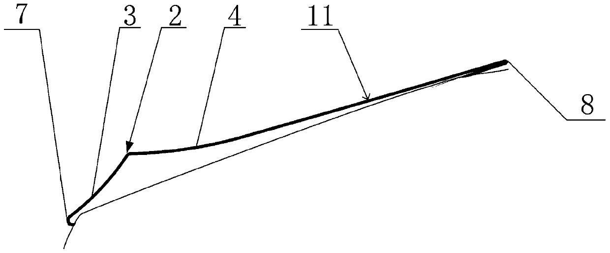 Supersonic turbine nozzle blade and design method thereof