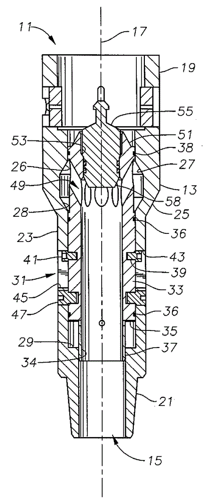 Receptacle sub