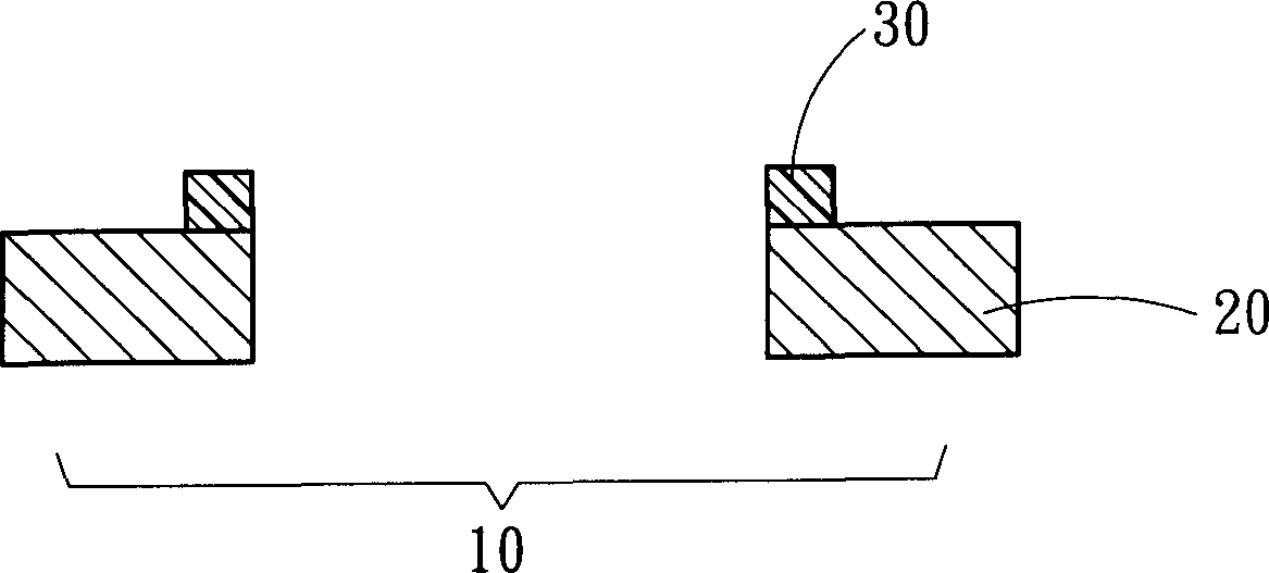 Crystal-covering package method and structure for covering crystal