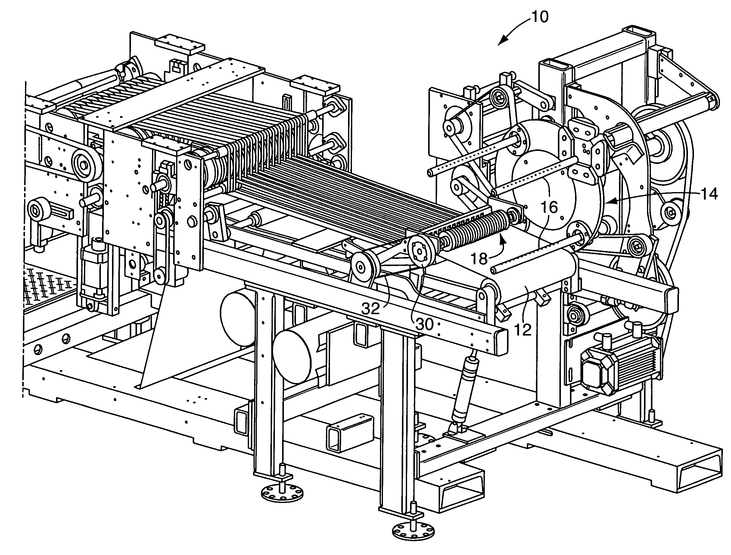 Winder apparatus with transfer brush roll