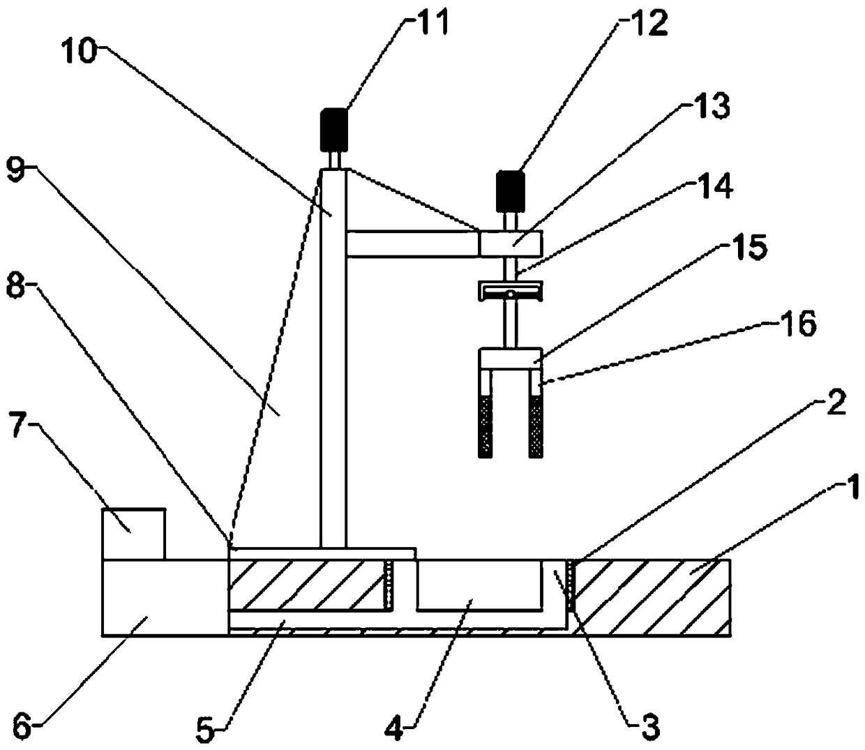 Small portable finish machining grinding device