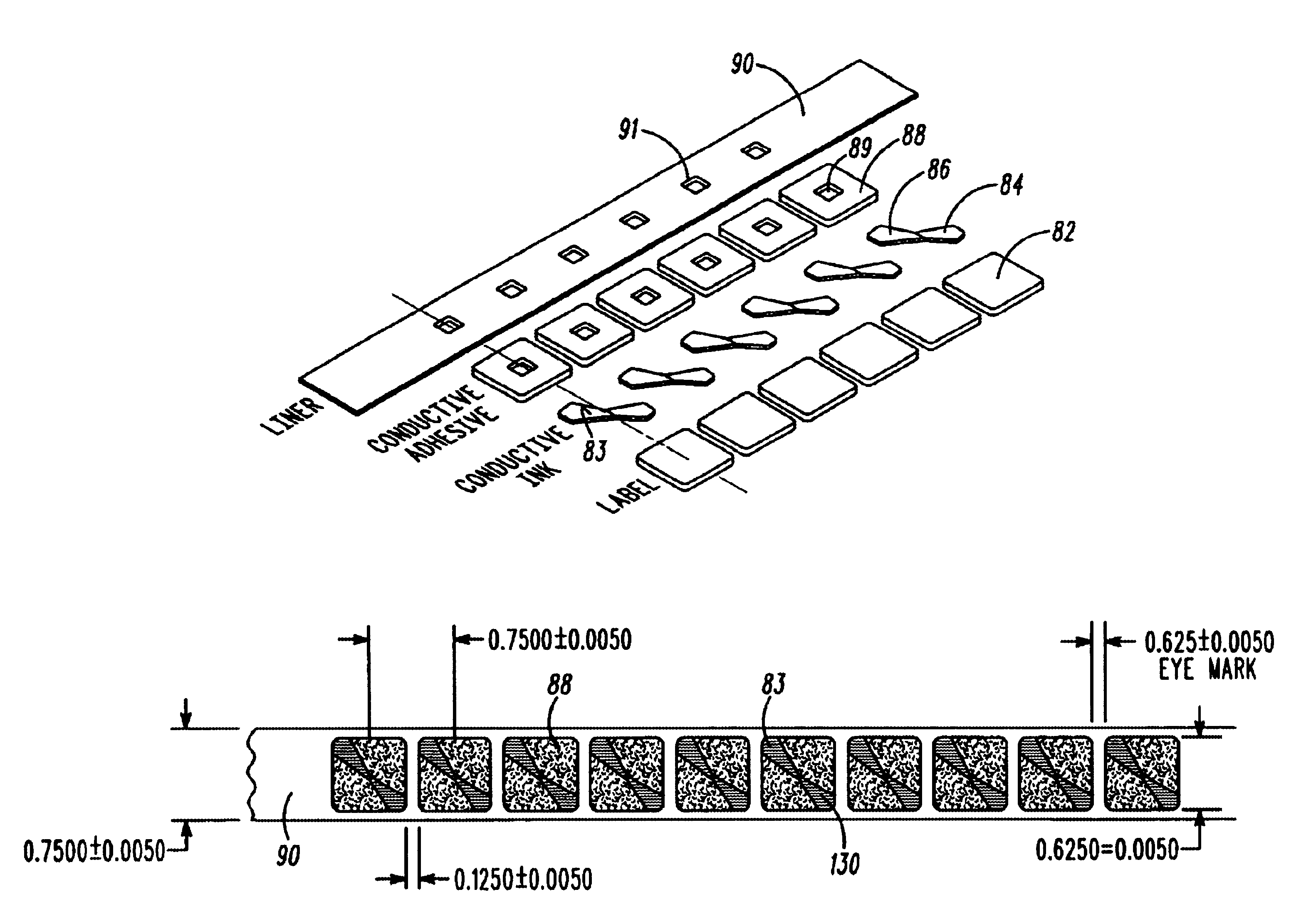 Circuit chip connector and method of connecting a circuit chip