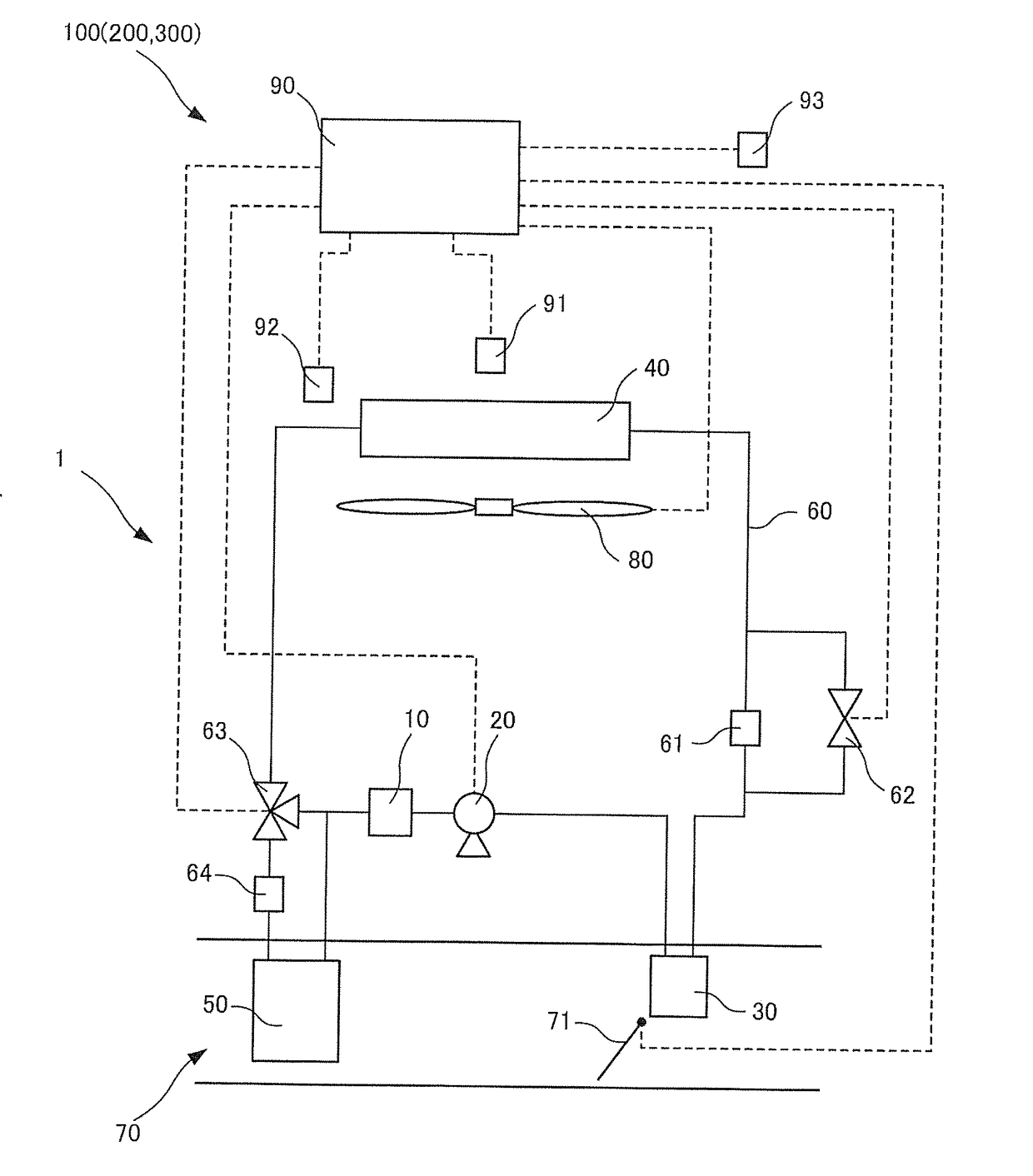 Vehicle air-conditioning device