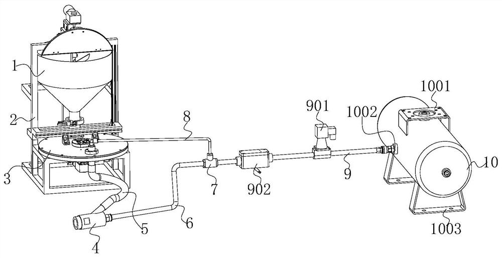 Dry ice cleaning machine capable of preventing dry ice particles from icing