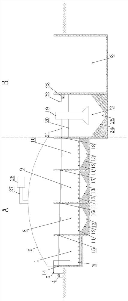 Physical and chemical removal system and method for nitrogen and phosphorus pollution factors in aquaculture wastewater