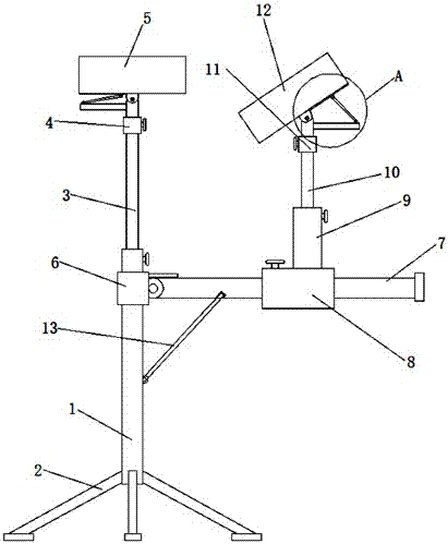 Retractable folding breastfeeding support device