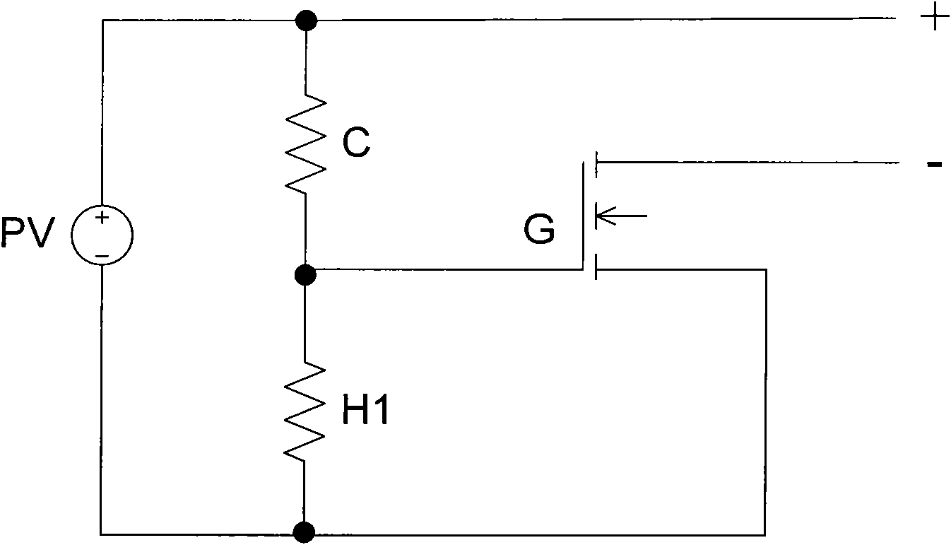 Parallel connection protection circuit for solar module