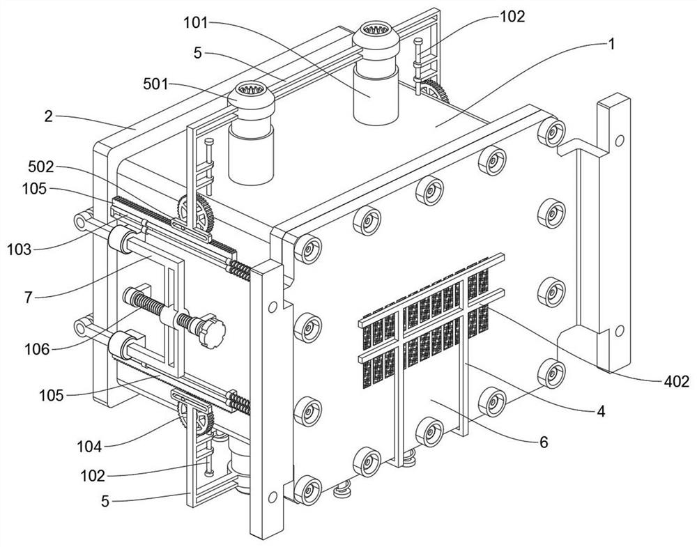 A spliced ​​dust-proof and explosion-proof electrical component