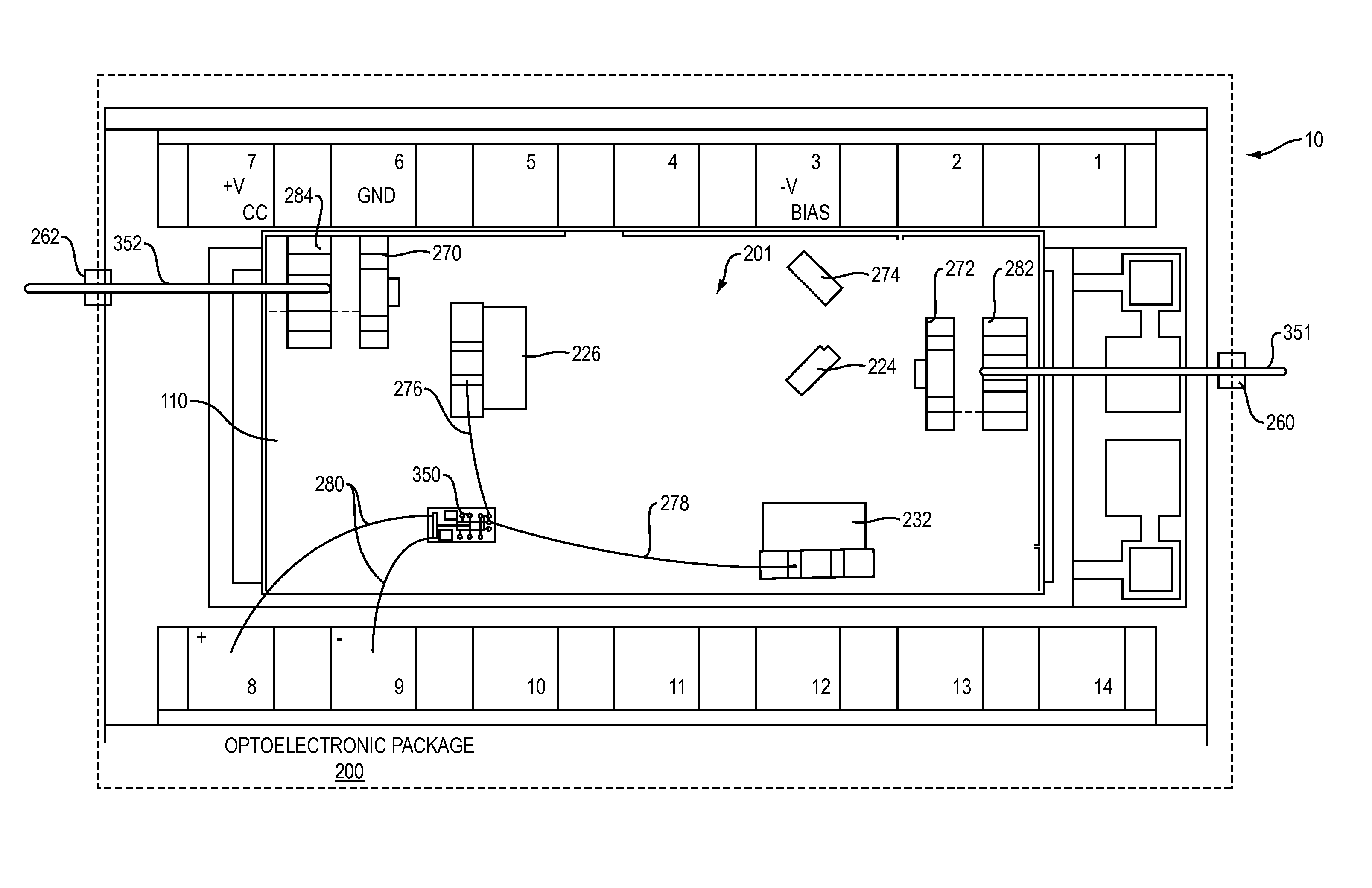 Integrated OCT detector system with transimpedance amplifier