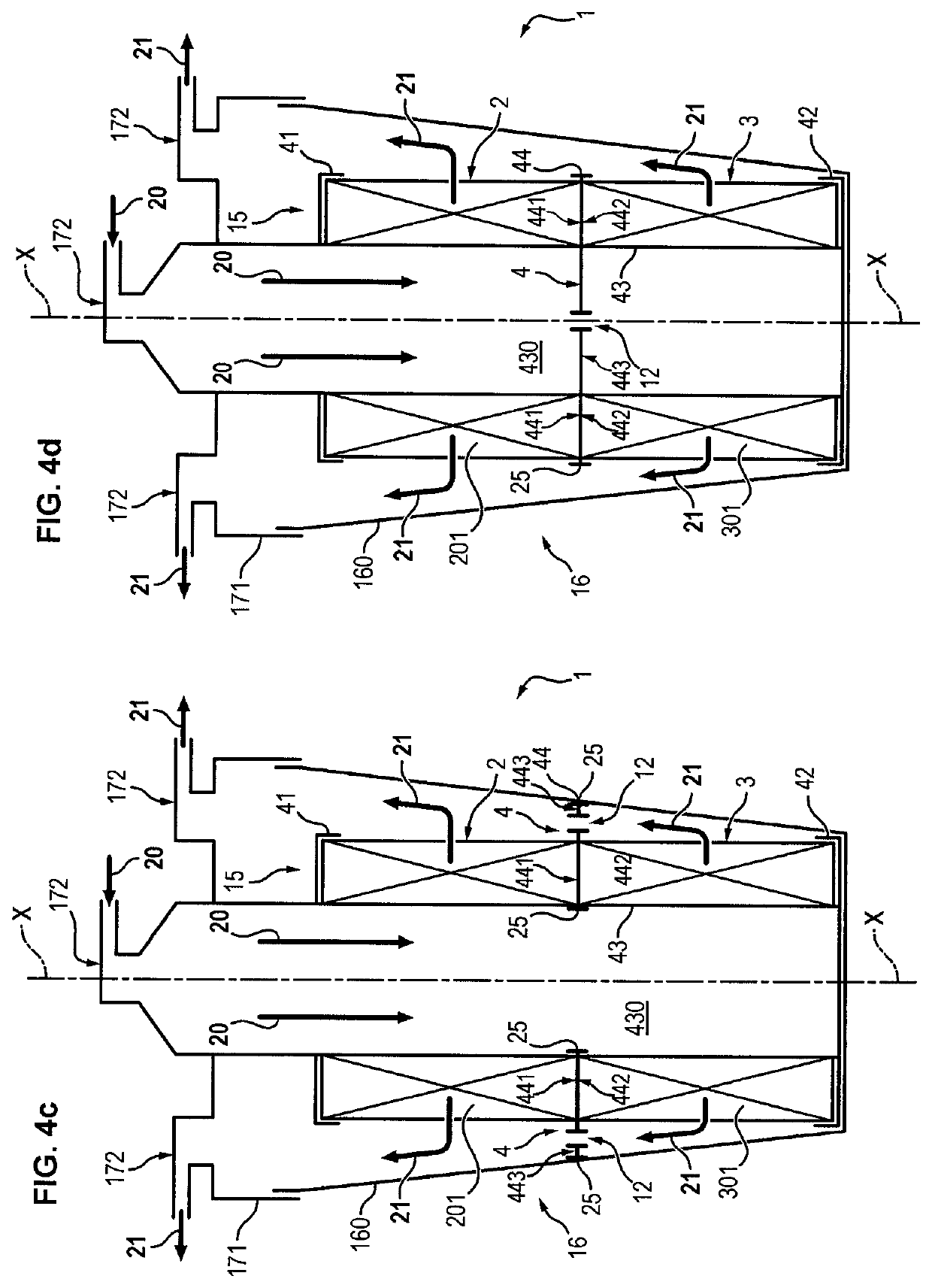Filter device and system and clogging monitoring method