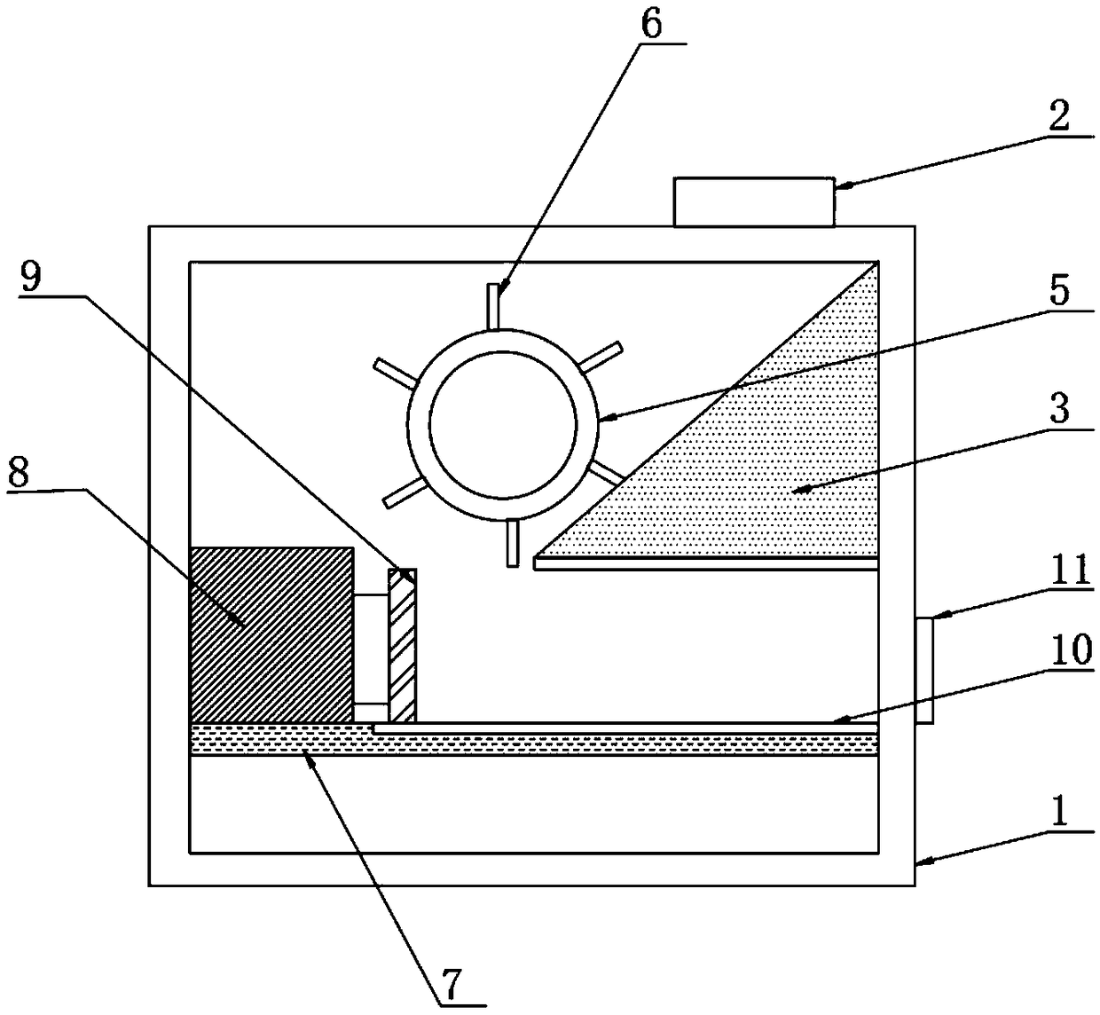 Efficient garbage extrusion machine for composite environmental protection materials