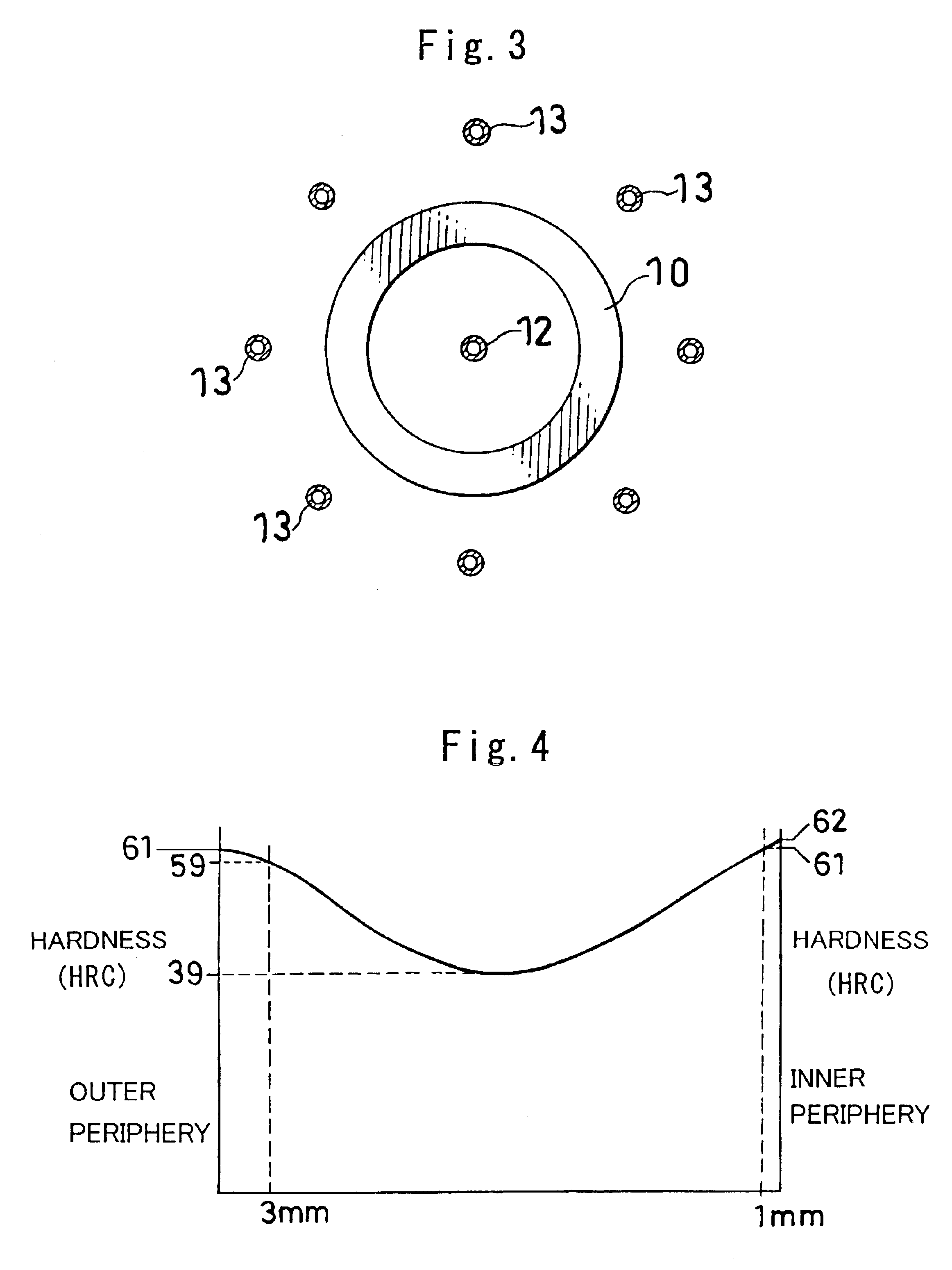 Antifriction bearing and process for producing outer race for use in antifriction bearing