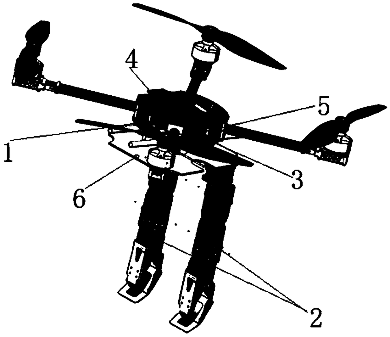 Rotorcraft double-mechanical-arm target positioning and grabbing system and method