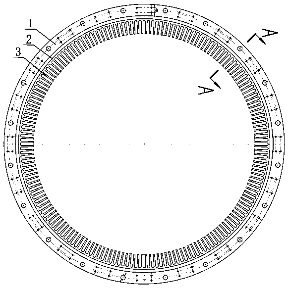 An integrated ventilated tooth pressure plate