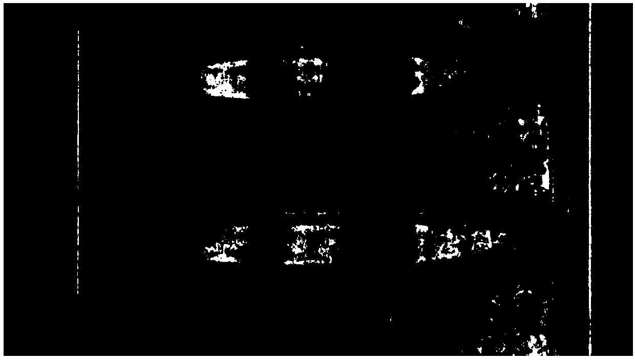 Linear array image sleeper positioning and counting method based on multi-region gray projection