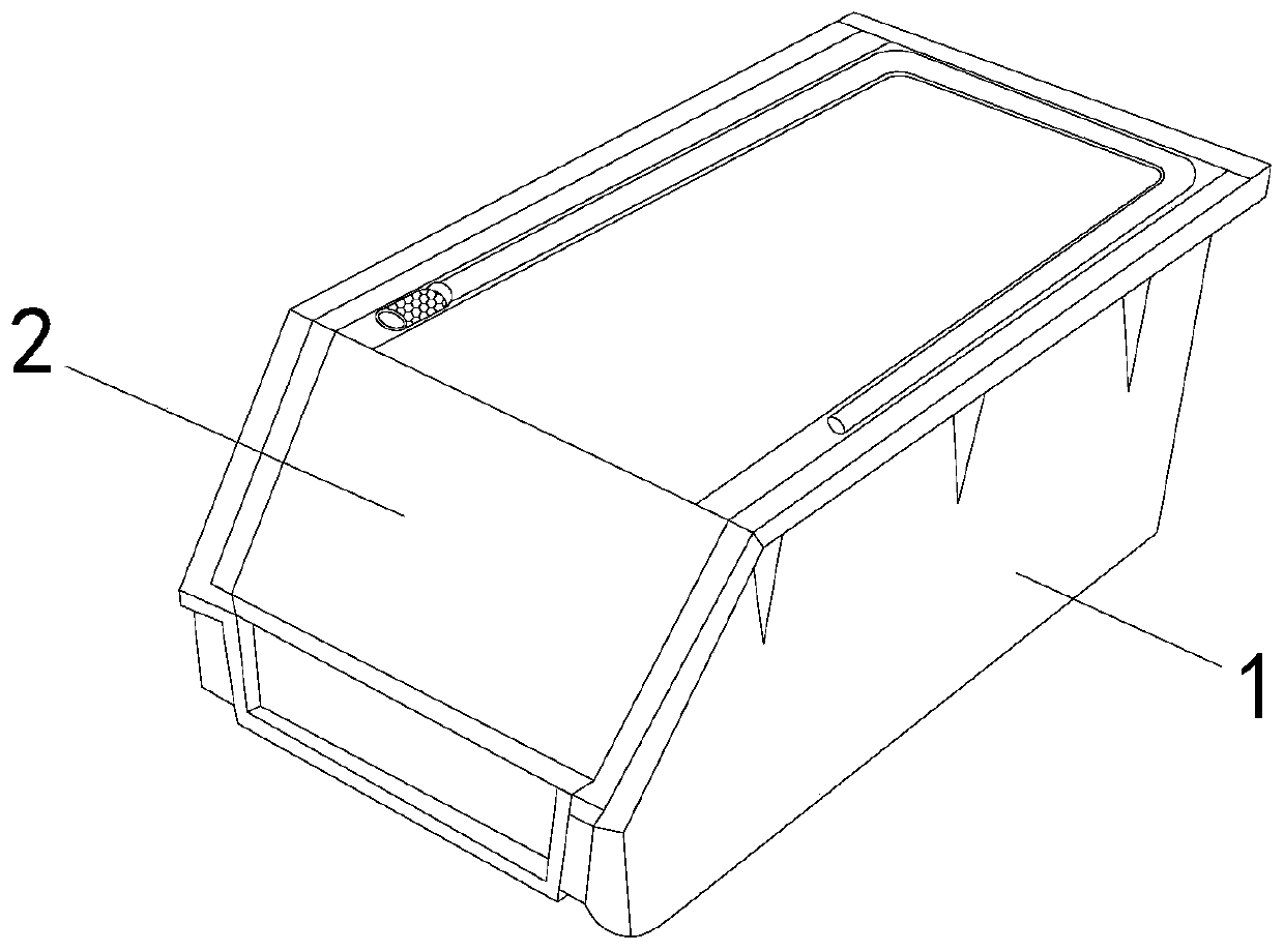 Chilled fresh seafood product storage tank for draining ice molten wastewater with height of water