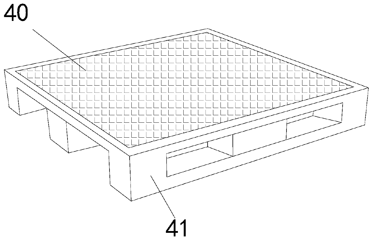 Chilled fresh seafood product storage tank for draining ice molten wastewater with height of water