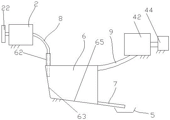 A cutting system with a vacuum stabilizing device