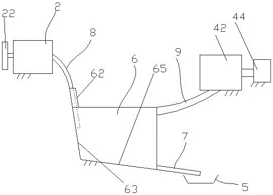 A cutting system with a vacuum stabilizing device