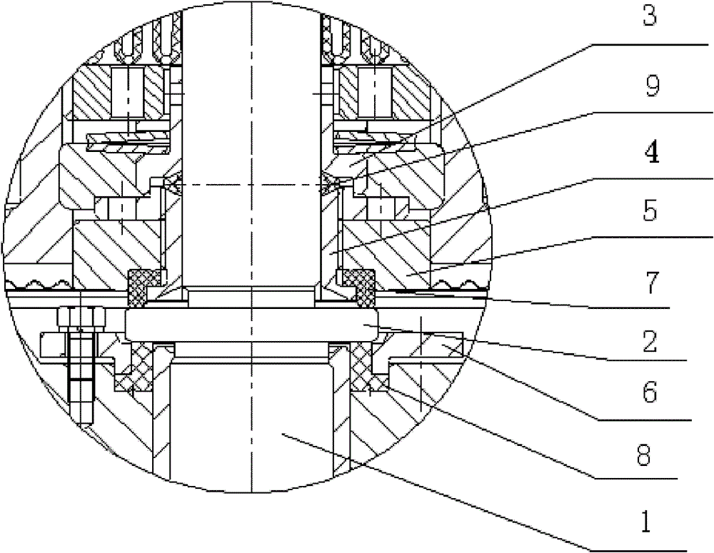 A valve transmission rod sealing structure